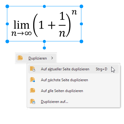 Duplizieren von Anmerkungen