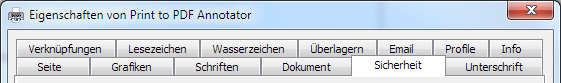 Drucken in PDF Annotator mit vielen Sonderfunktionen