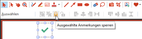 Anmerkungen sperren