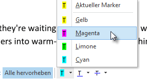 So wandeln Sie Suchtreffer in Anmerkungen um