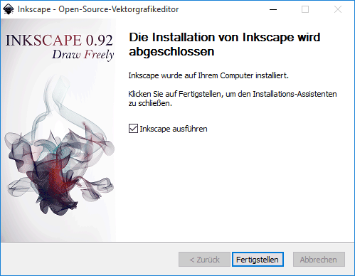 Inkscape installieren