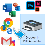 Drucken in PDF Annotator