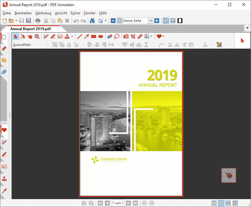 Ungeschützte Datei im PDF Annotator öffnen