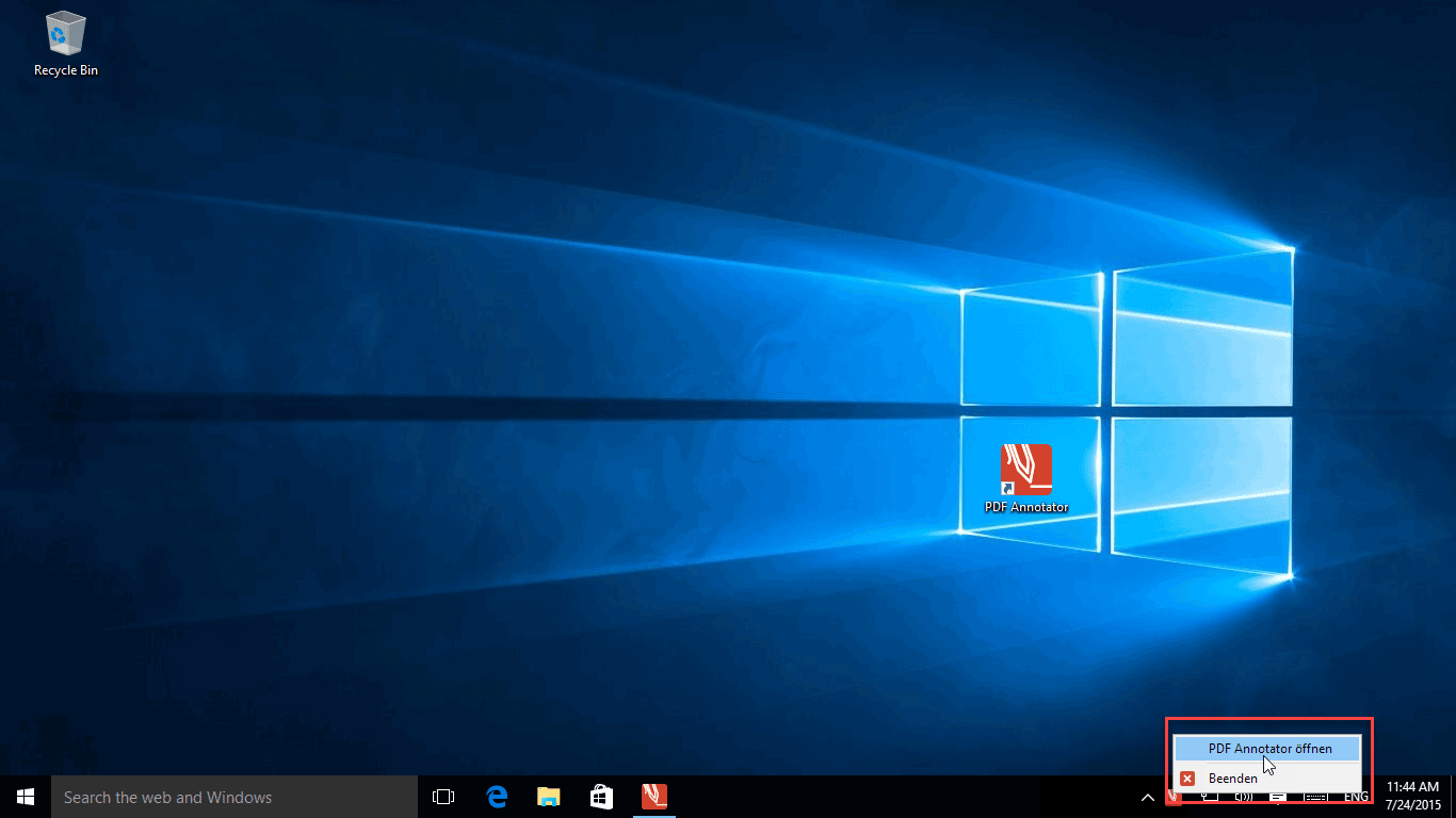 PDF Annotator öffnen