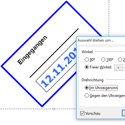 Anmerkungen drehen