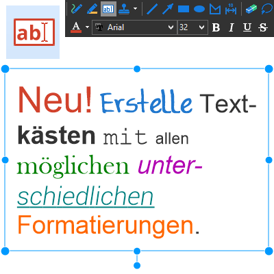 Individuelle Text-Formatierung