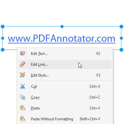 New "Edit Link" Command