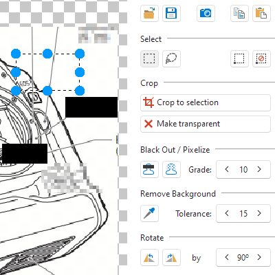 Improvements to the Integrated Image Editor