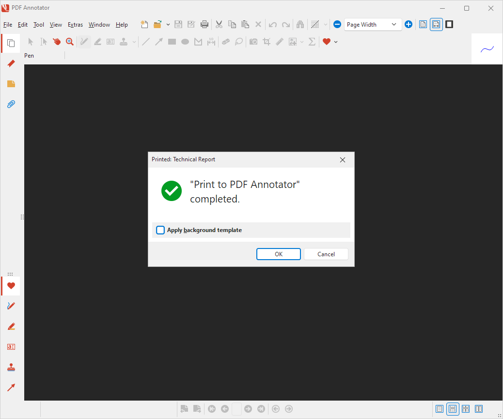 Print to PDF Annotator completed