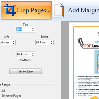 Crop Pages, Add Margins