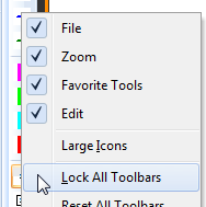 Lock All Toolbars