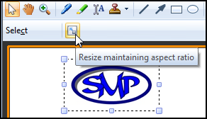 Resize Maintaining Aspect Ratio option