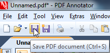 Save new PDF in PDF Annotator