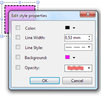 Edit Style Properties