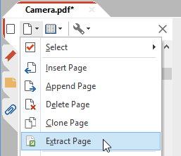 Extract pages with annotations