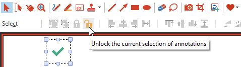 Unlock annotations