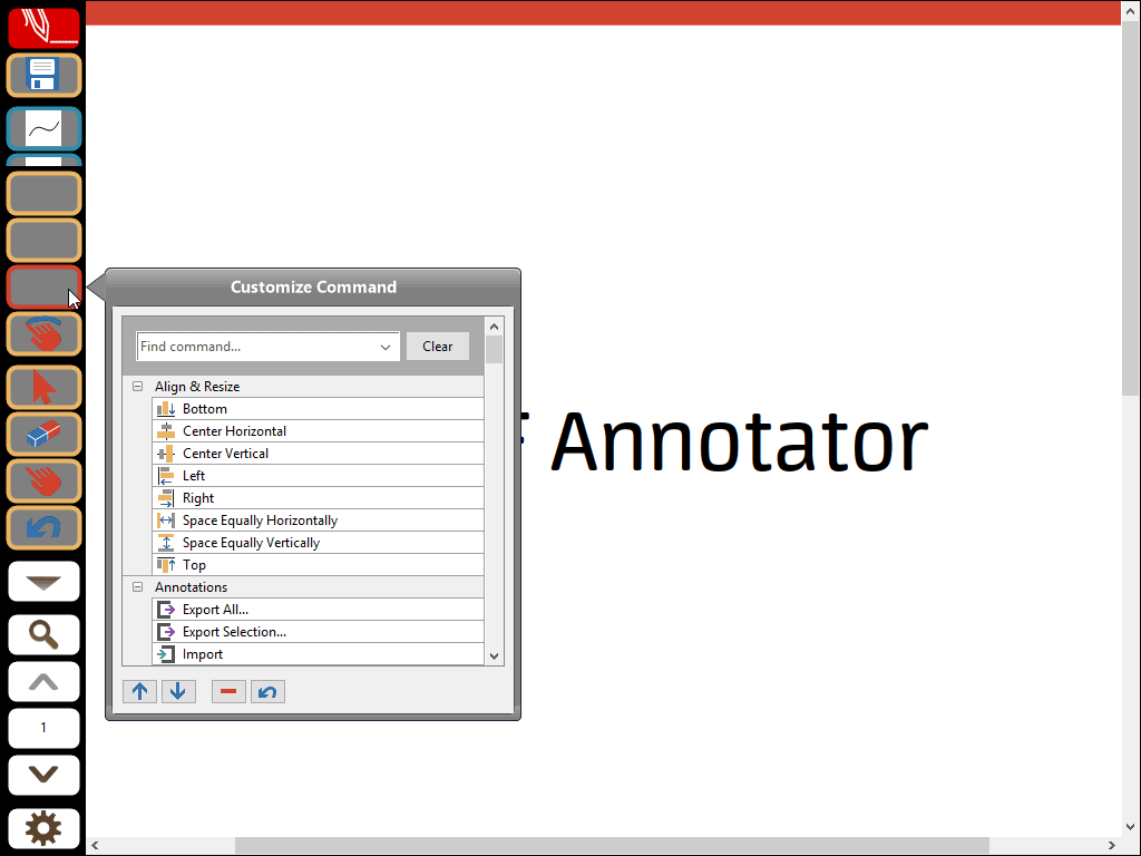 Customizing Action Buttons