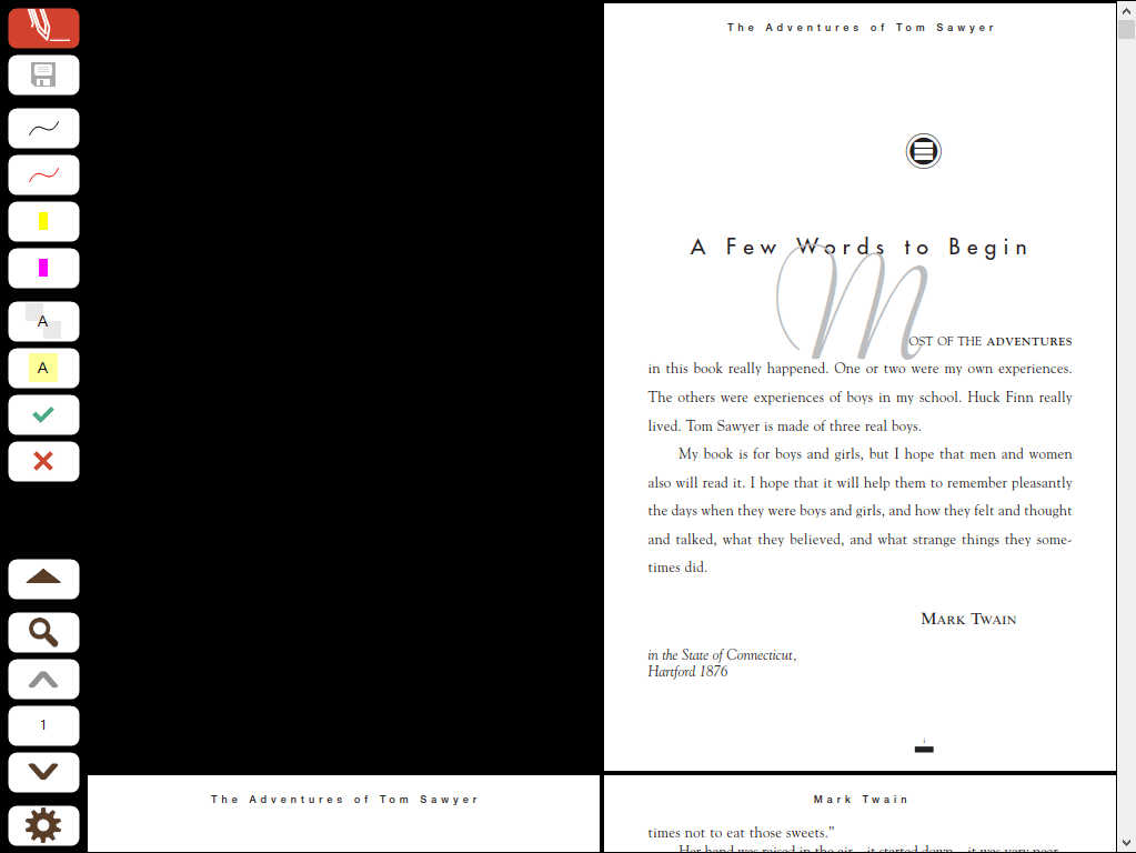 Page Layout in Full Screen Mode: Two Pages - Continuous