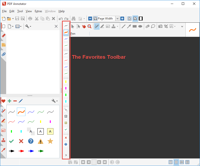 Favorites Toolbar