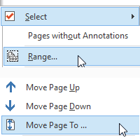 Select & Move Pages