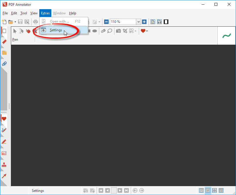 PDF Annotator Settings