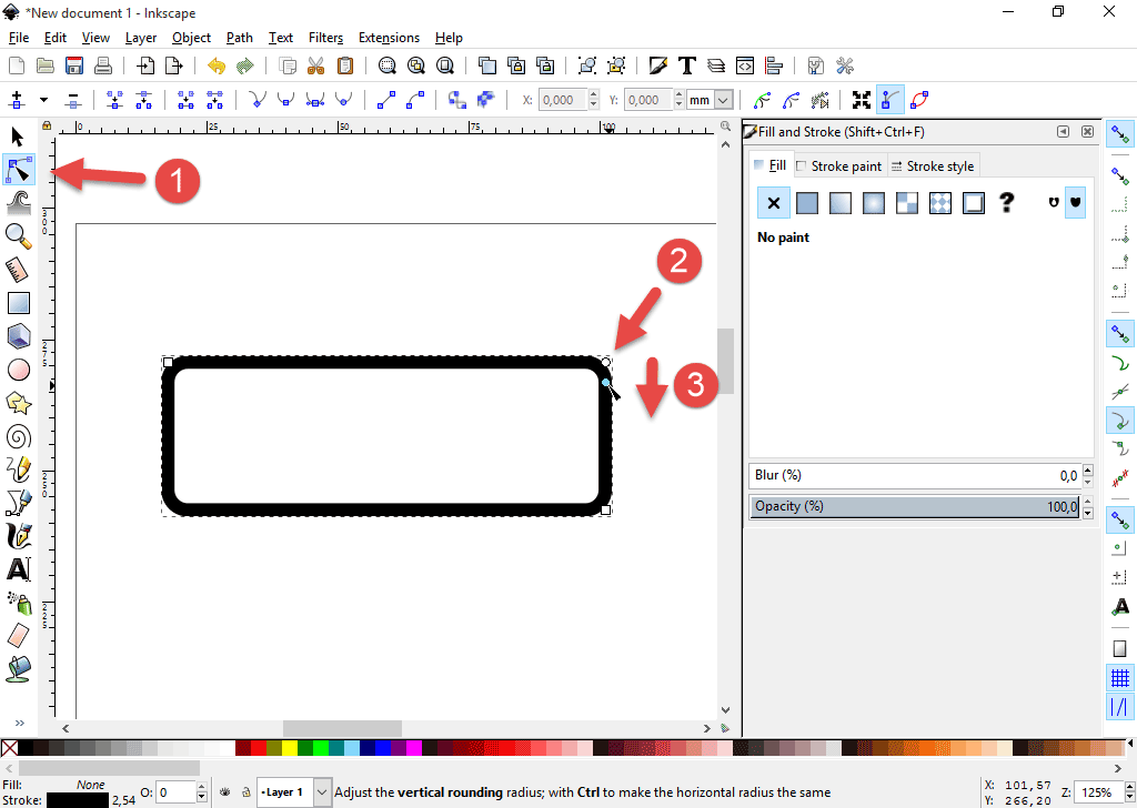 Rounded corners