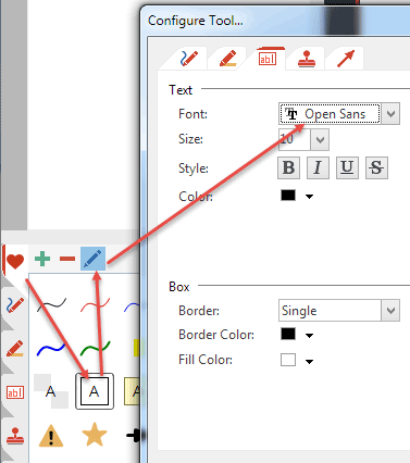 Change predefined tool properties