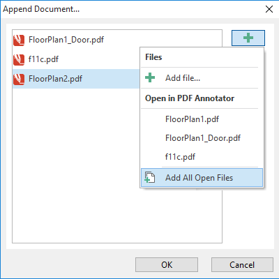 Append Multiple Documents