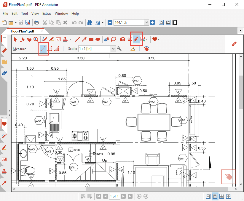 How To Measure Distances In Technical Drawings With Custom Scale Pdf Annotator