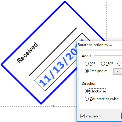 Pivoter les annotations