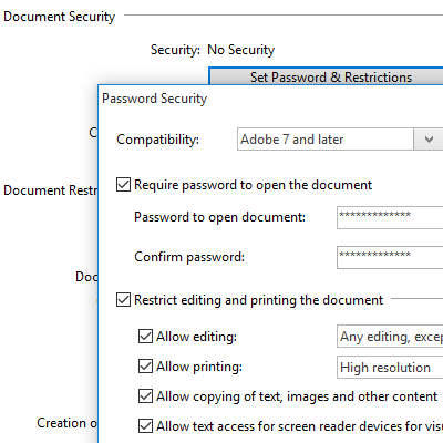 PDF Security