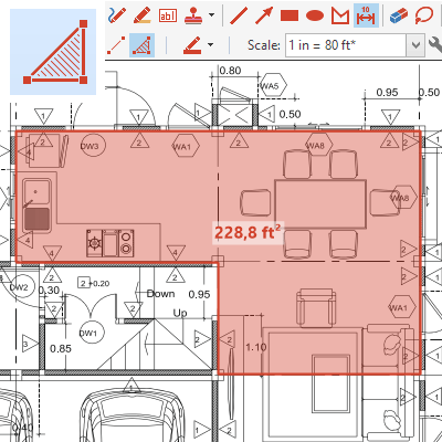 ”Area Dimensioning” Tool