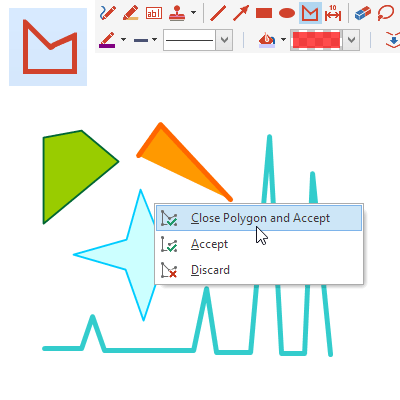 Open and Closed Polygons